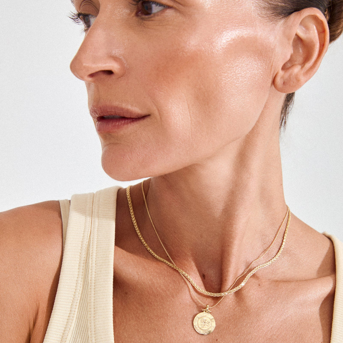 PILGRIM NOMAD NECKLACE GOLD