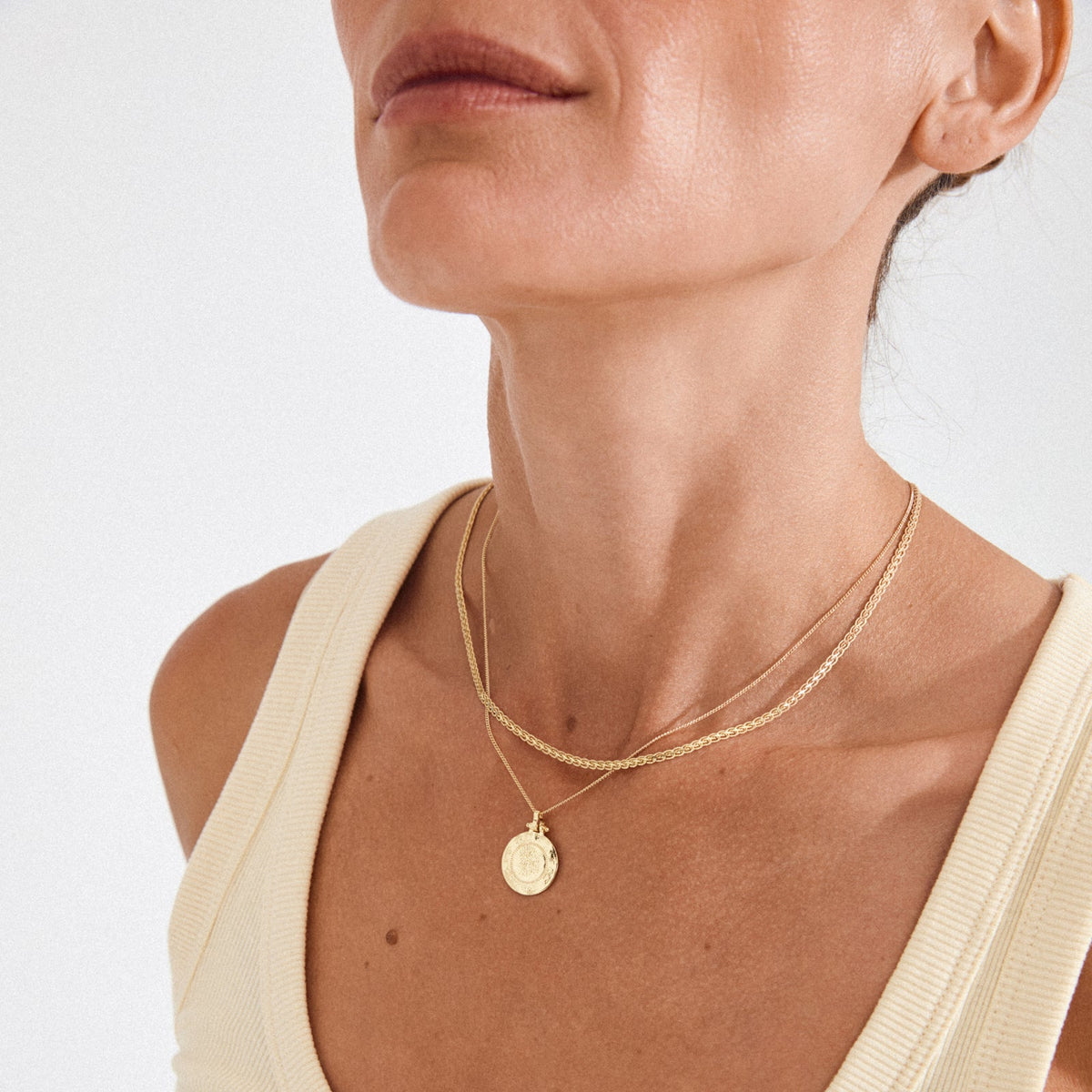 PILGRIM NOMAD NECKLACE GOLD