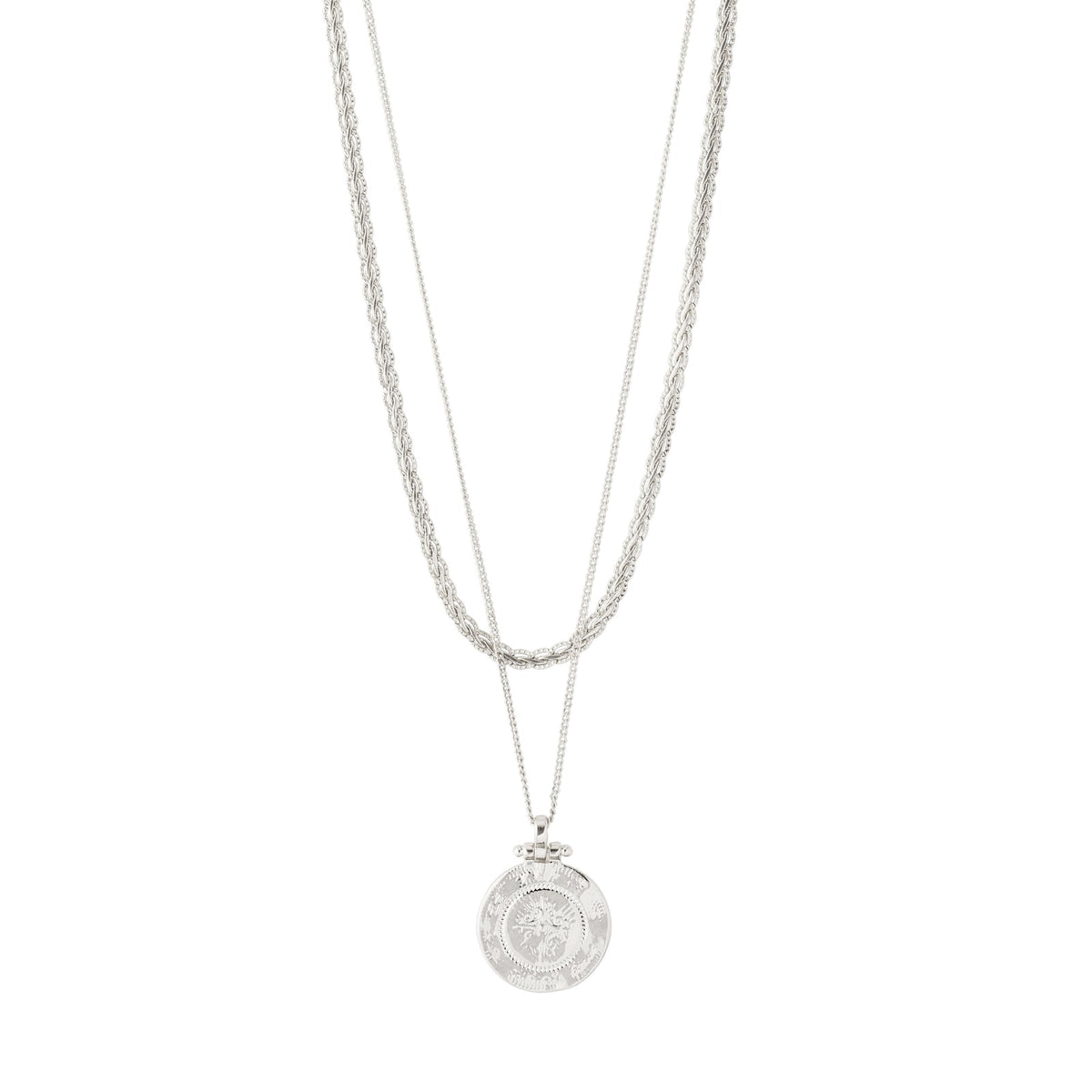 PILGRIM NOMAD NECKLACE SILVER