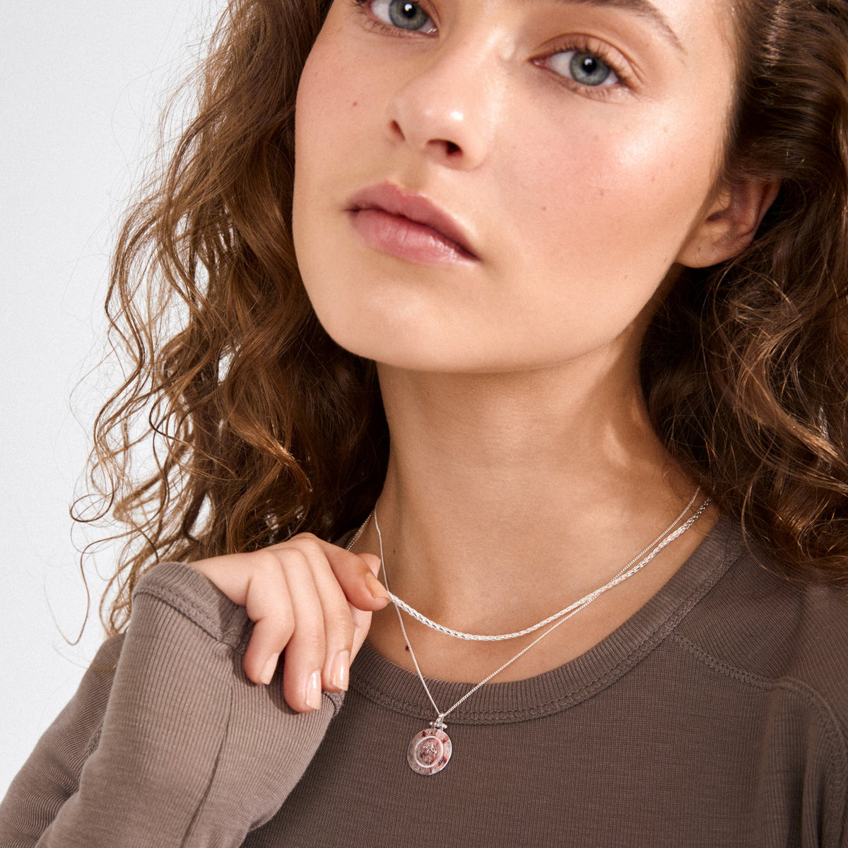PILGRIM NOMAD NECKLACE SILVER