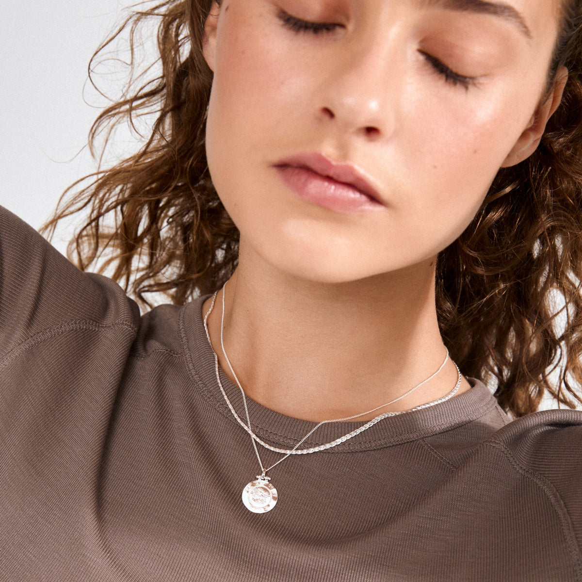 PILGRIM NOMAD NECKLACE SILVER