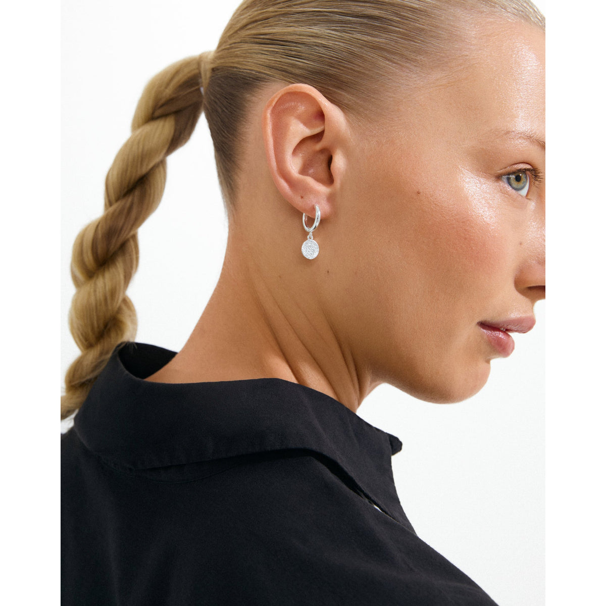 PILGRIM NOMAD EARRINGS SILVER