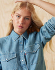 LEVIS ICONIC WESTERN SHORT - OLD 517 BLUE 2
