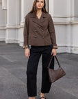 STORIES BET OLD PATHWAY CROPPED TRENCH JACKET