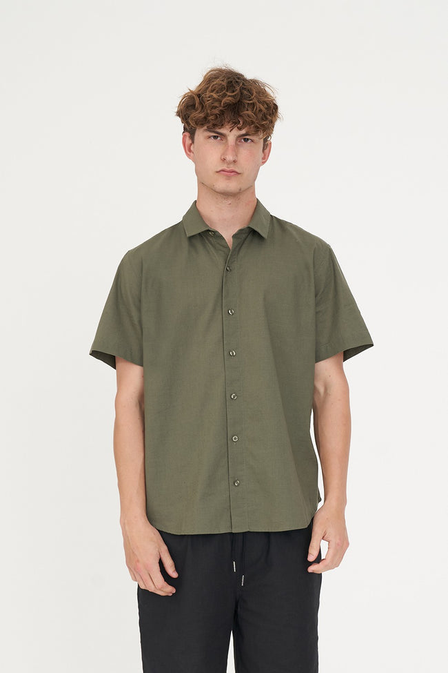 HUFFER LIN-IN SS SHIRT