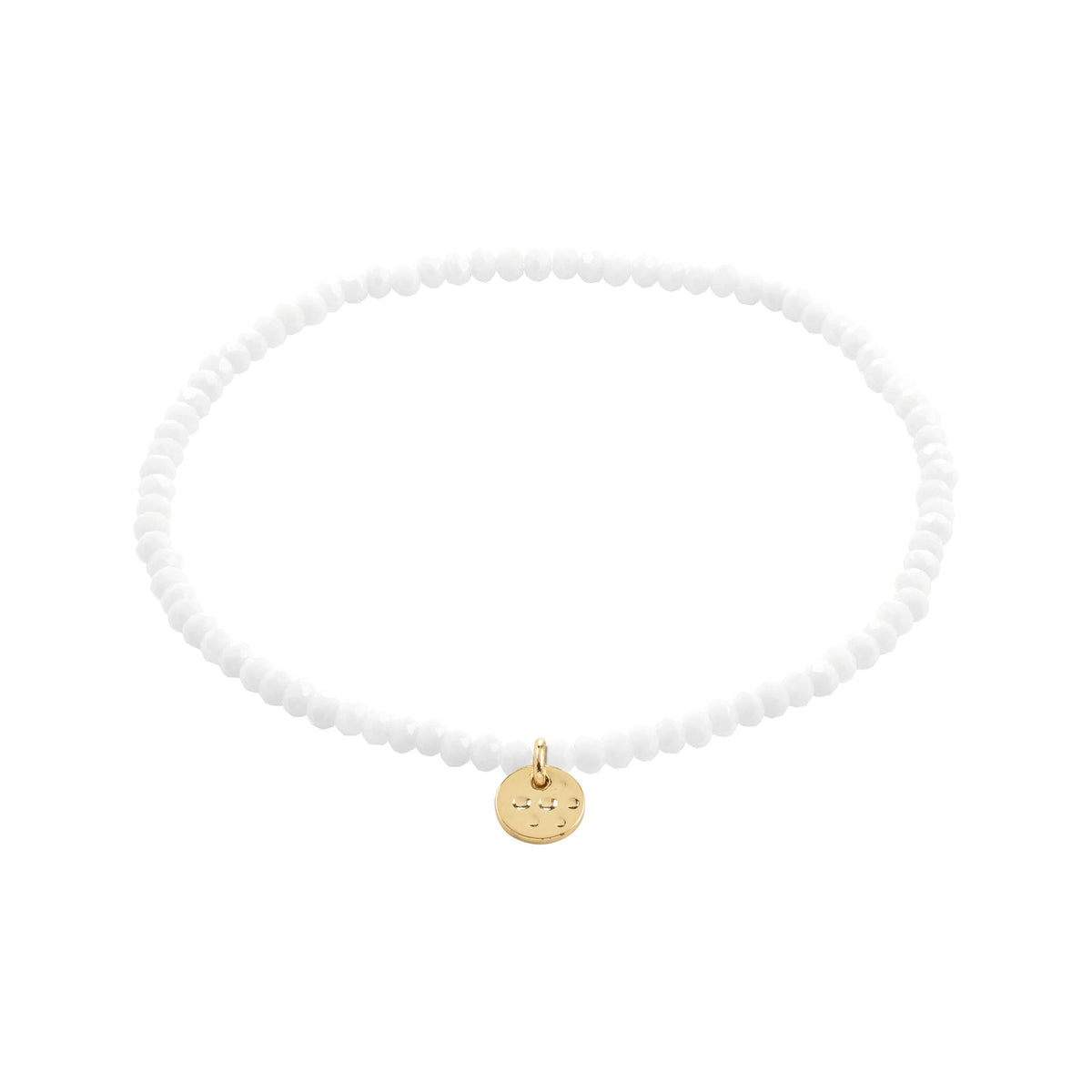 PILGRIM INDIE BRACELET GOLD WHITE