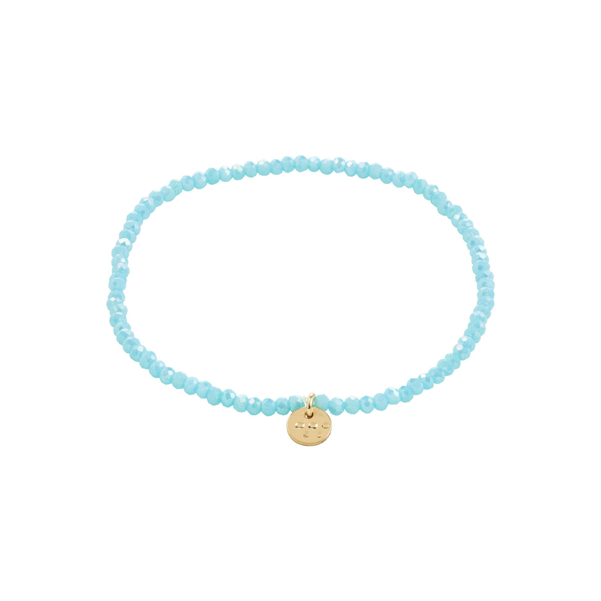 PILGRIM INDIE BRACELET GOLD BLUE