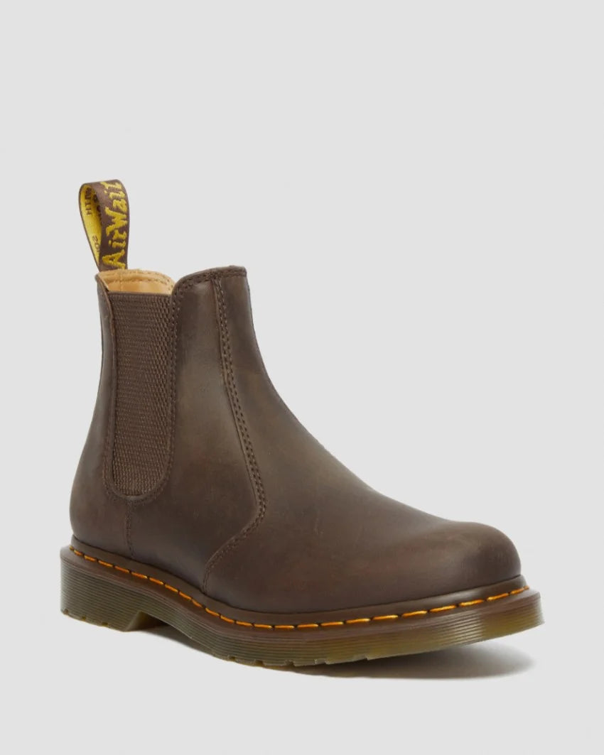 DR MARTEN 2976 YS CHELSEA BOOT - DARK BROWN CRAZY HORSE