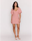 MINK PINK PALOMA PUFF SLEEVE MINI DRESS