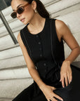 REUNION GUIDE MAXI VEST DRESS