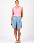 KNEWE NAOMI SHORT LIGHT BLUE