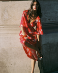 AUGUSTE MALIA MIDI DRESS