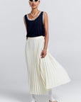 KAREN WALKER SUNRAY PLEATED SKIRT