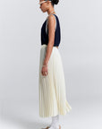 KAREN WALKER SUNRAY PLEATED SKIRT