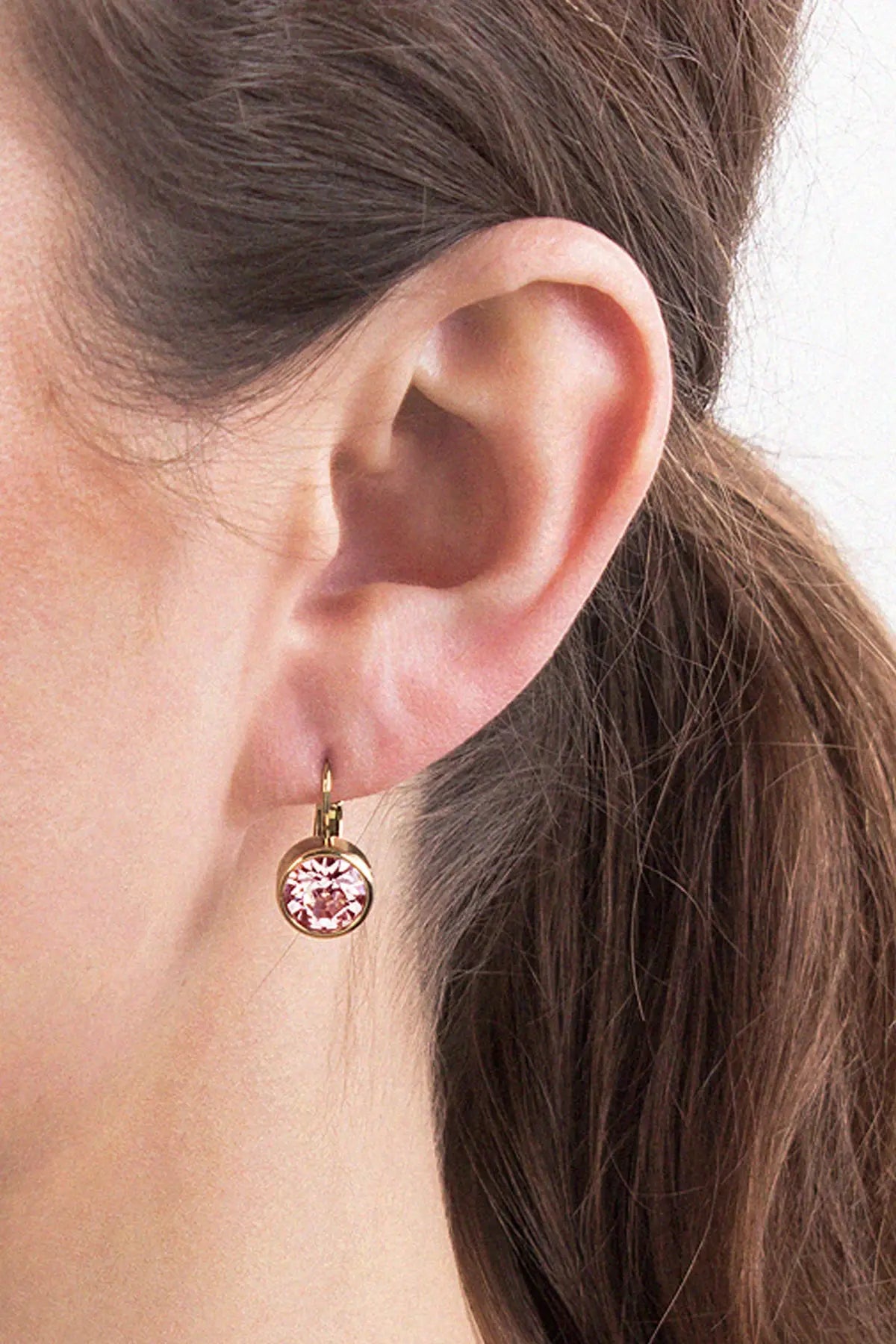 DYRBERG/KERN LOUISE EARRING VINTAGE ROSE