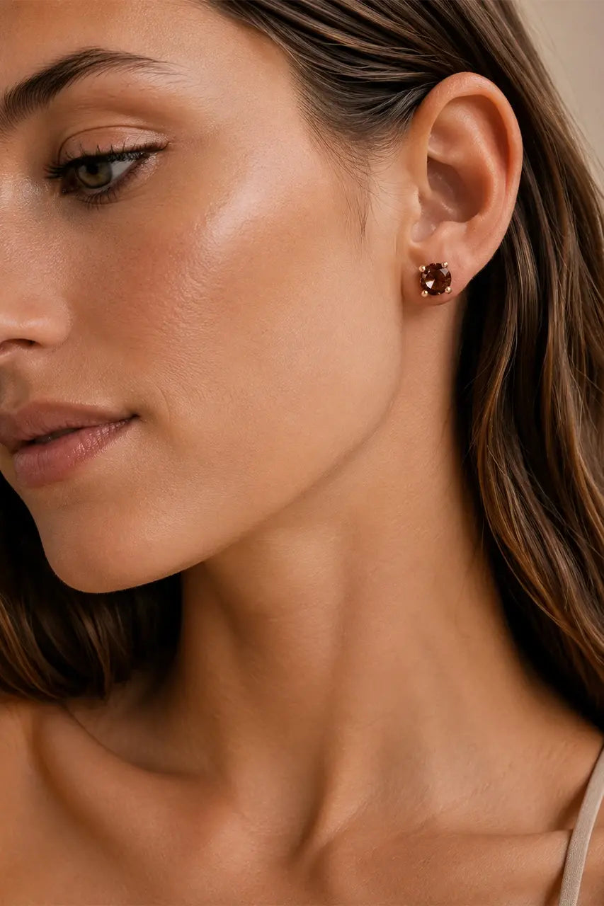 DYRBERG/KERN CRAZE EARRING SG BROWN