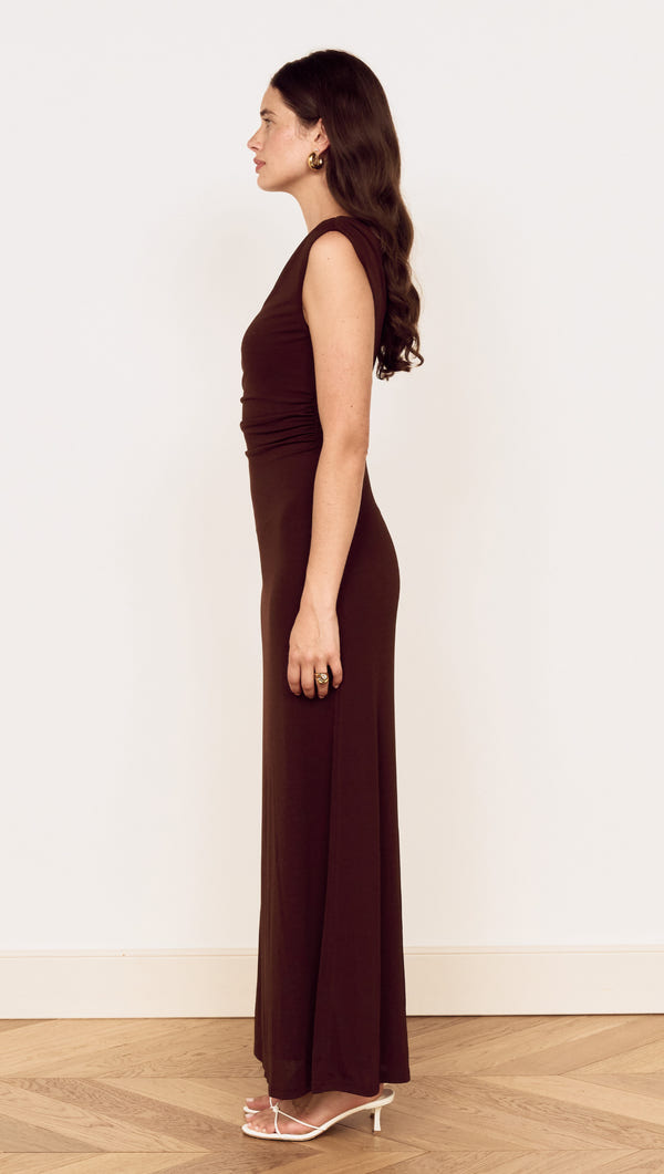 MINK PINK ASTER MESH MIDI DRESS