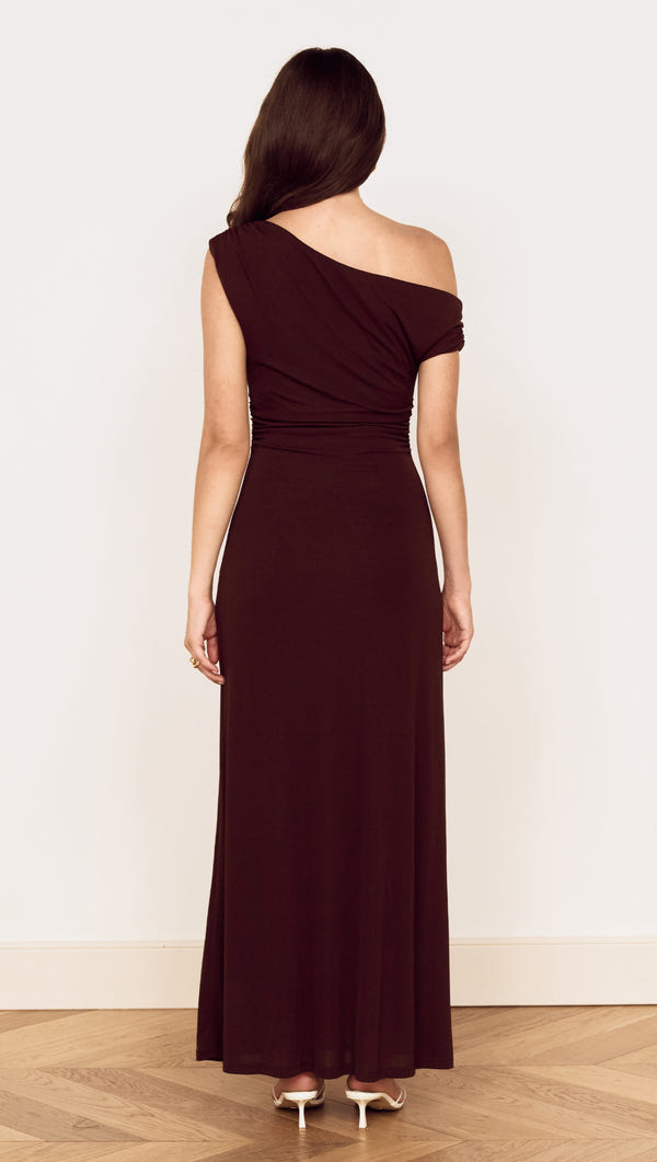 MINK PINK ASTER MESH MIDI DRESS