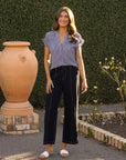 VASSALLI OSLO WIDE LEG ANKLE GRAZER PANT