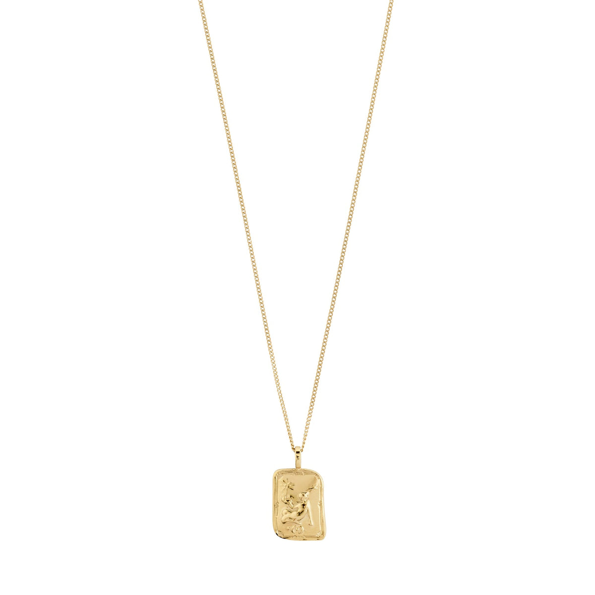 PILGRIM VIRGO ZODIAC NECKLACE GOLD PLATED