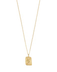 PILGRIM VIRGO ZODIAC NECKLACE GOLD PLATED