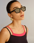 LE SPECS IMPOSSIBLE SUNGLASSES - BLACK