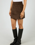 ALL ABOUT EVE PARKER CORD SKIRT