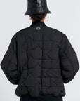 KAREN WALKER QUILTED BOMBER JACKET