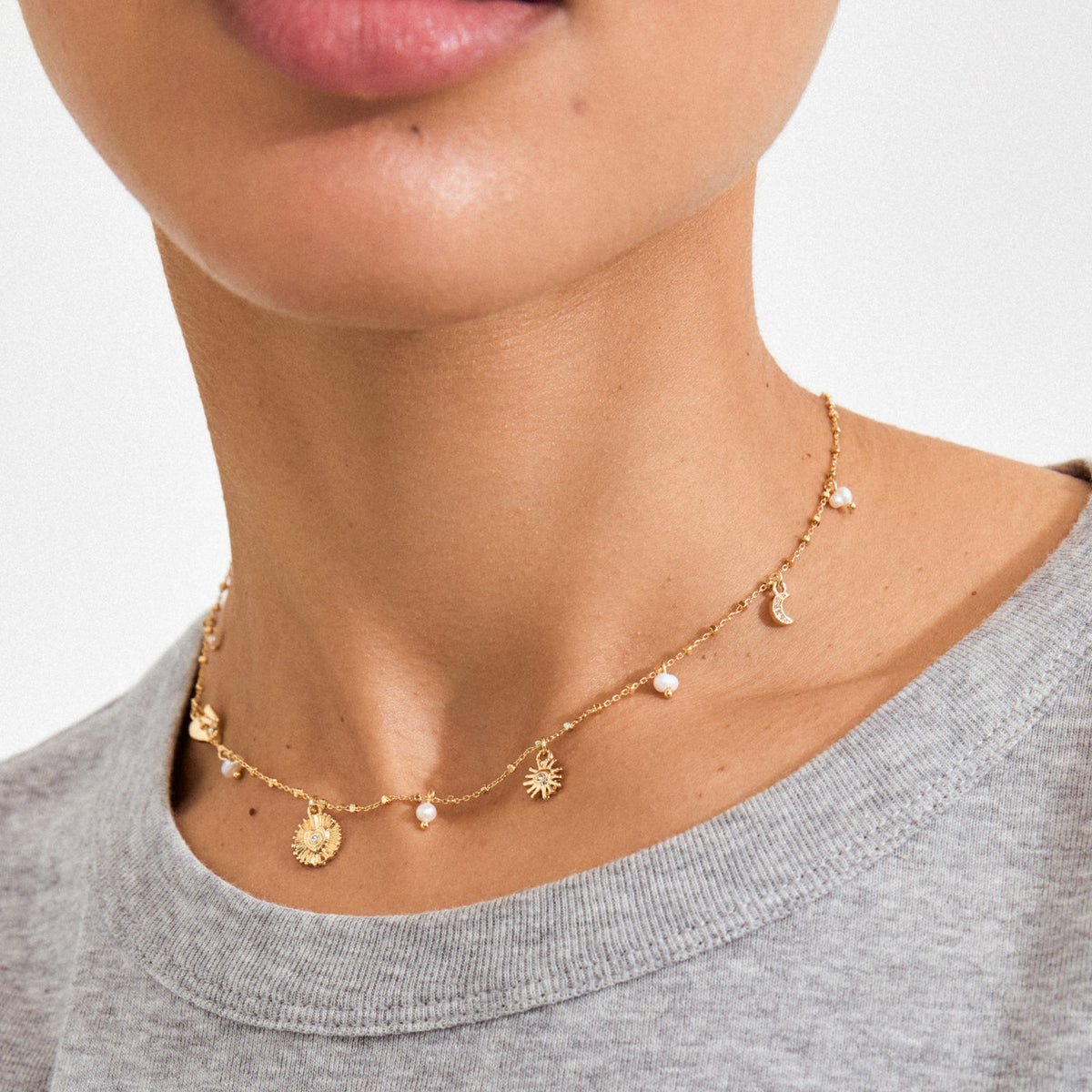 PILGRIM MYLAN NECKLACE GOLD