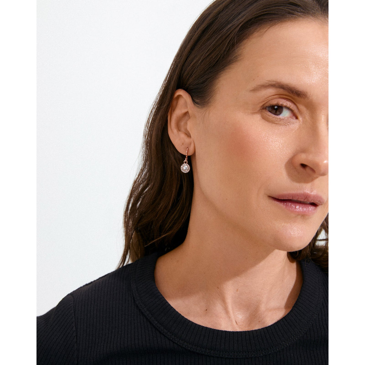 PILGRIM CLEMENTINE PI EARRINGS ROSE GOLD