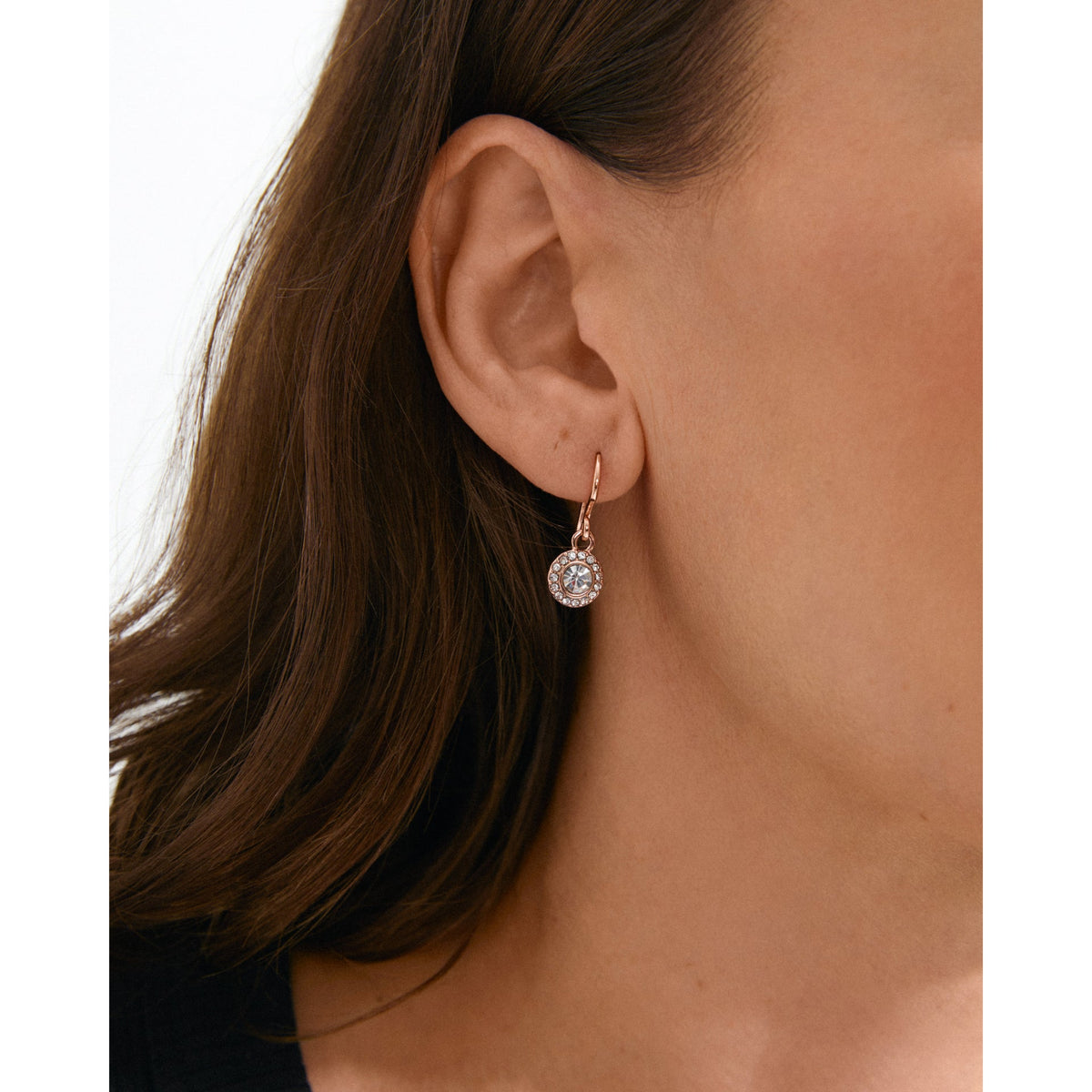 PILGRIM CLEMENTINE PI EARRINGS ROSE GOLD