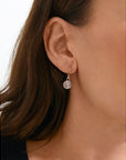 PILGRIM CLEMENTINE PI EARRINGS ROSE GOLD