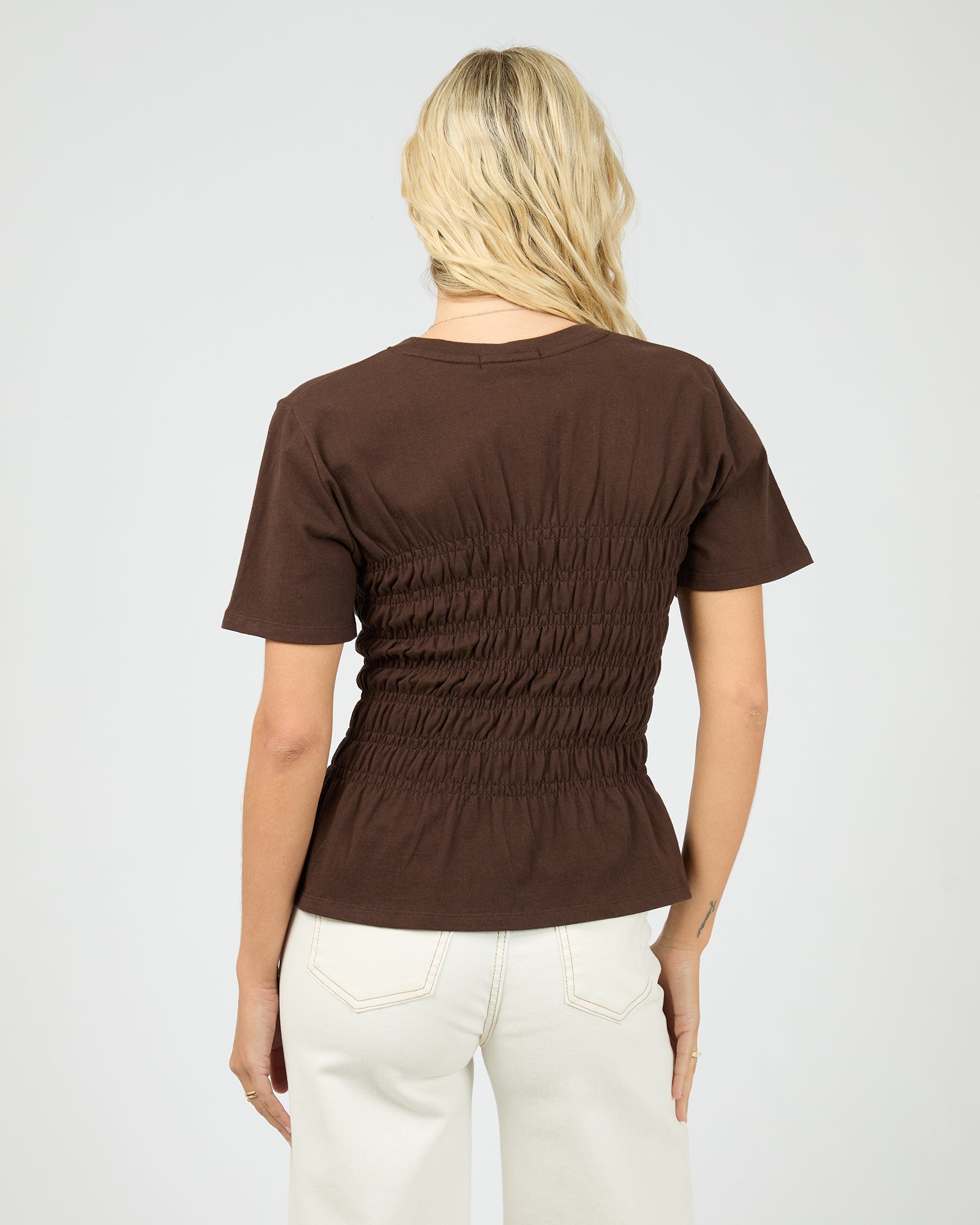 ALL ABOUT EVE LIPA RUCHED TOP