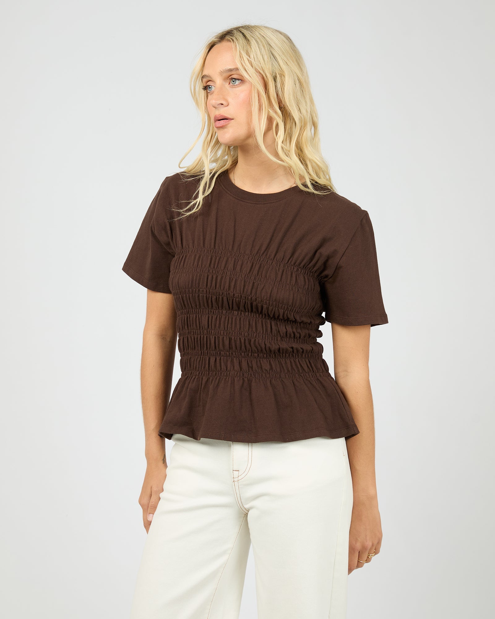 ALL ABOUT EVE LIPA RUCHED TOP