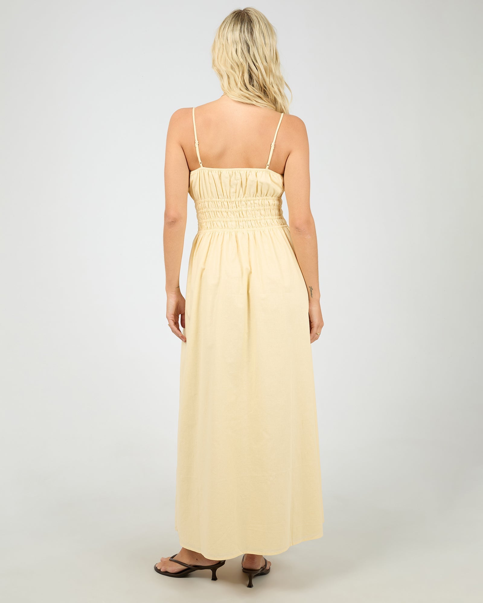 ALL ABOUT EVE ALESSA LINEN MAXI DRESS