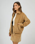 ALL ABOUT EVE BAMBI CORD BOMBER
