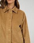 ALL ABOUT EVE BAMBI CORD BOMBER