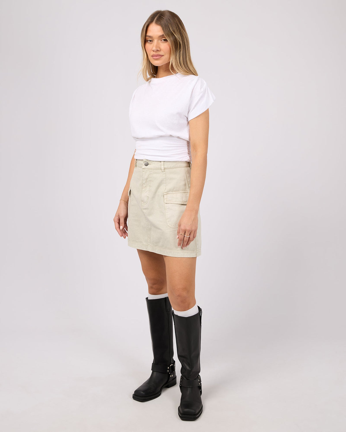 ALL ABOUT EVE LUCI UTILITY SKIRT