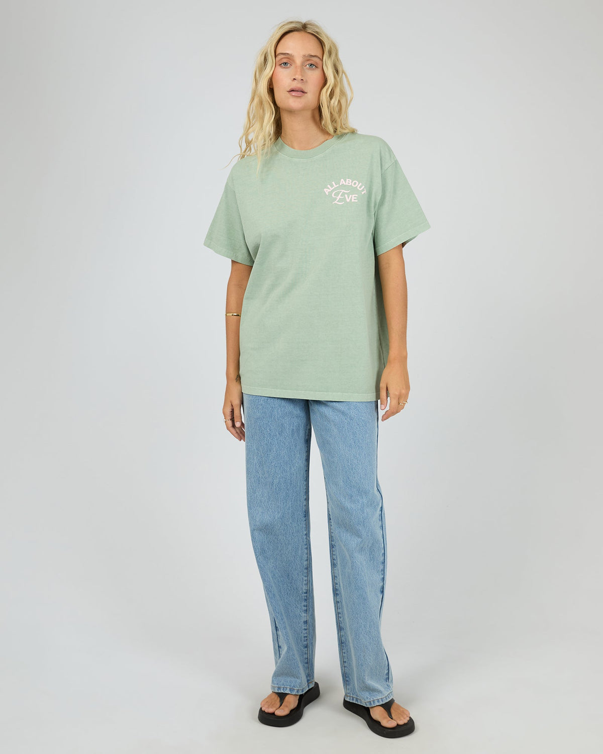 ALL ABOUT EVE MATCHA CLUB RELAXED TEE