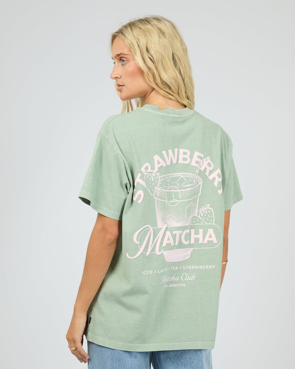ALL ABOUT EVE MATCHA CLUB RELAXED TEE