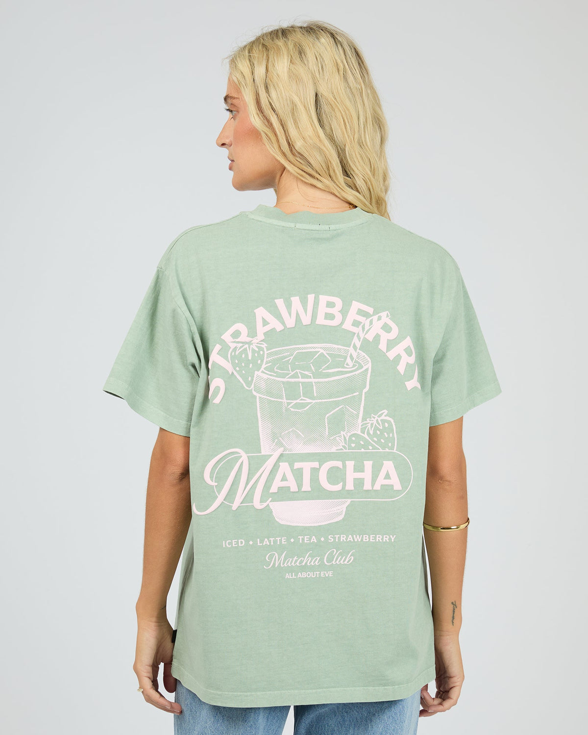 ALL ABOUT EVE MATCHA CLUB RELAXED TEE