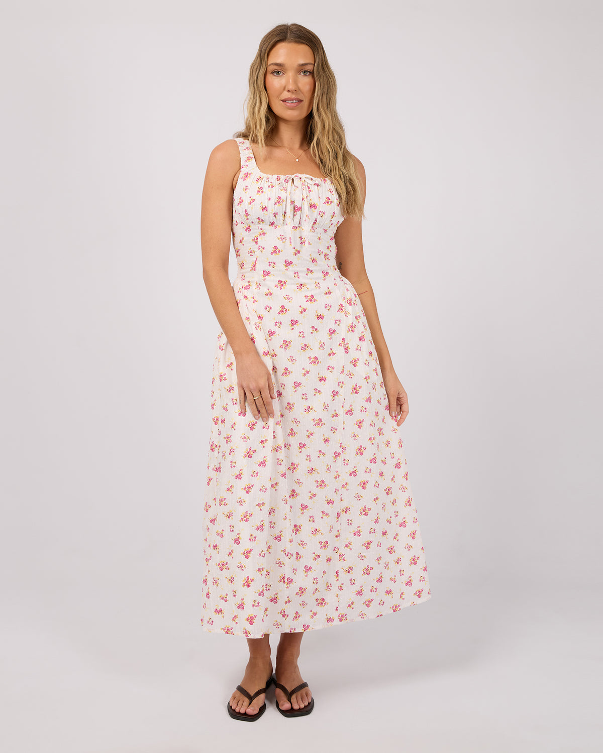 ALL ABOUT EVE LORELAI FLORAL MAXI DRESS