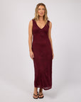 ALL ABOUT EVE ZEA LACE MAXI DRESS