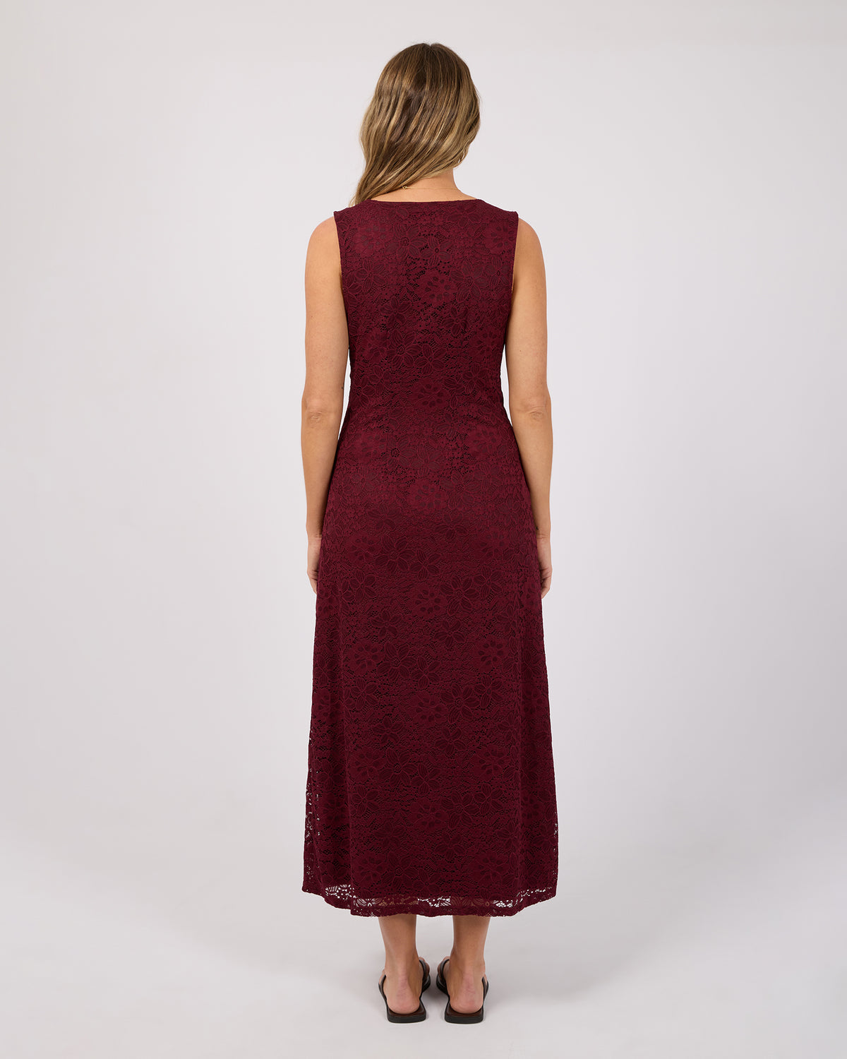 ALL ABOUT EVE ZEA LACE MAXI DRESS