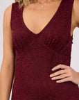 ALL ABOUT EVE ZEA LACE MAXI DRESS