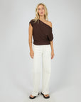 ALL ABOUT EVE ORLA OFF THE SHOULDER TOP