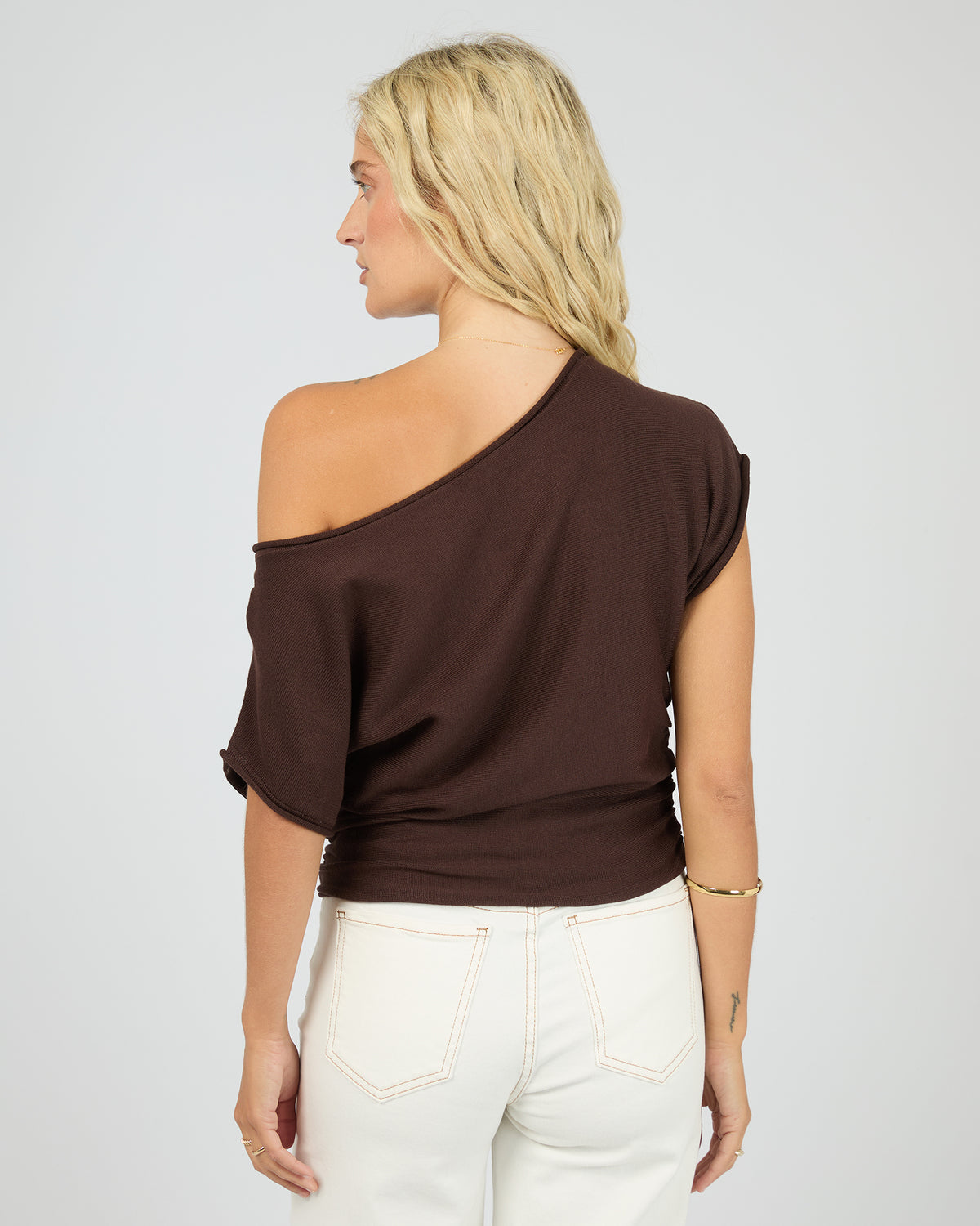 ALL ABOUT EVE ORLA OFF THE SHOULDER TOP