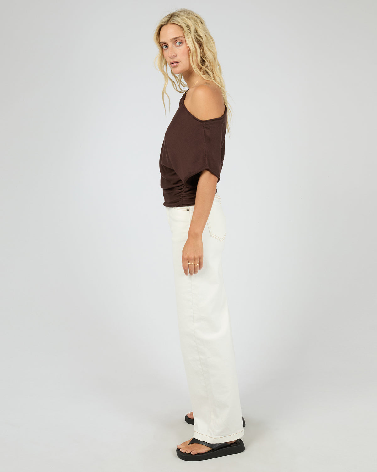 ALL ABOUT EVE ORLA OFF THE SHOULDER TOP
