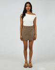 ALL ABOUT EVE BECCA MINI DENIM SKIRT