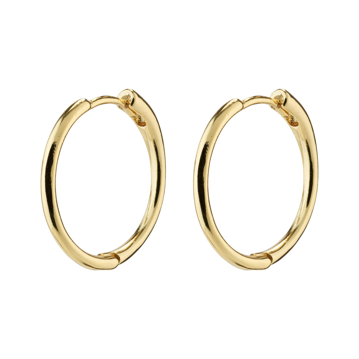 PILGRIM EANNA RECYCLED MEDIUM HOOPS GOLD